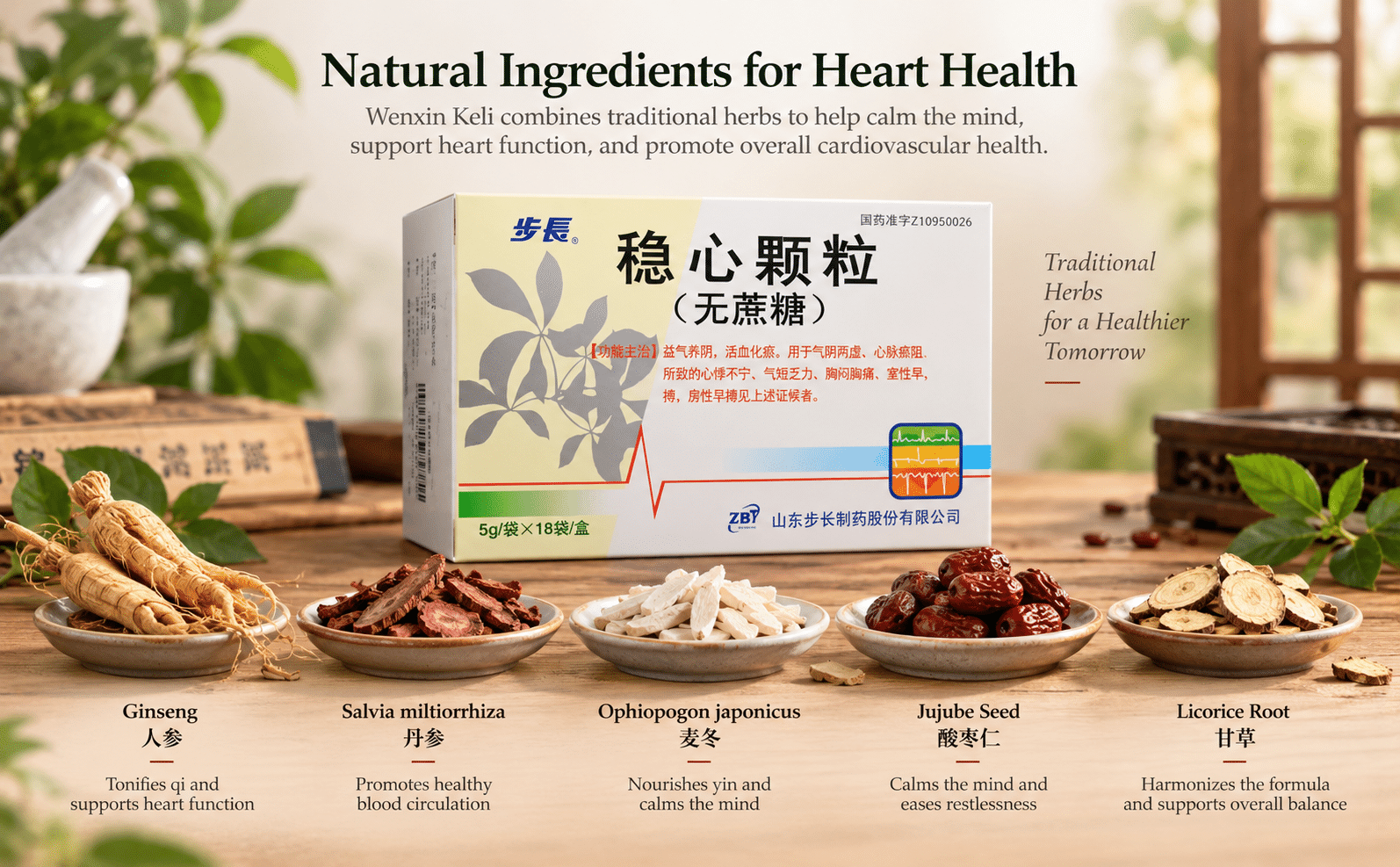 wenxin keli ingredients
